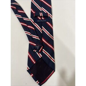 Paul Frederick Striped Silk Hand Tailored Neck‎ Tie